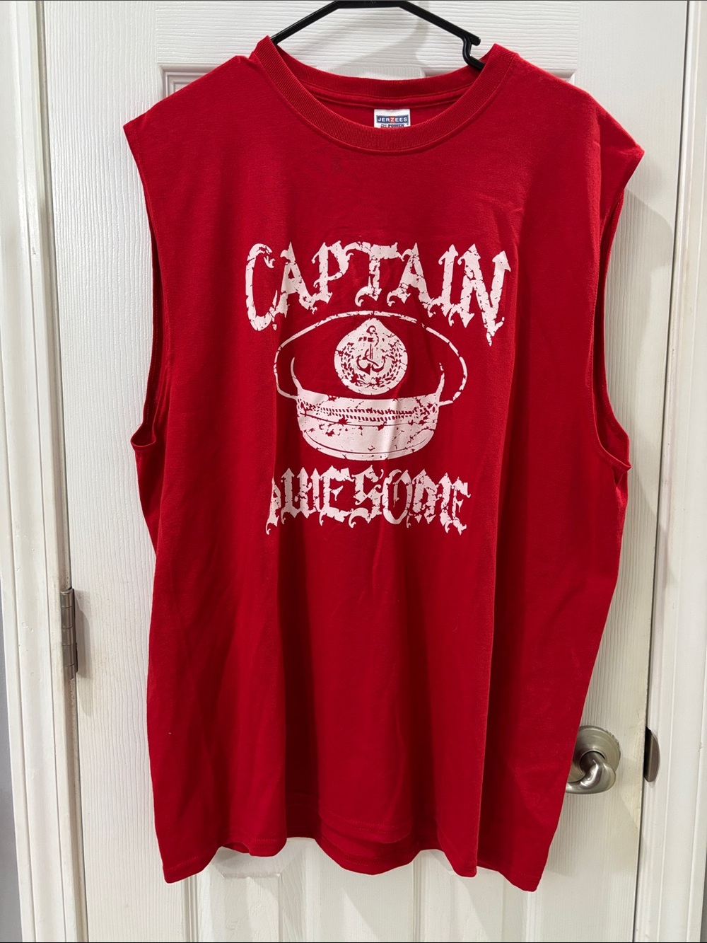 Jerzees Red Kids' Captain Graphic Tank
